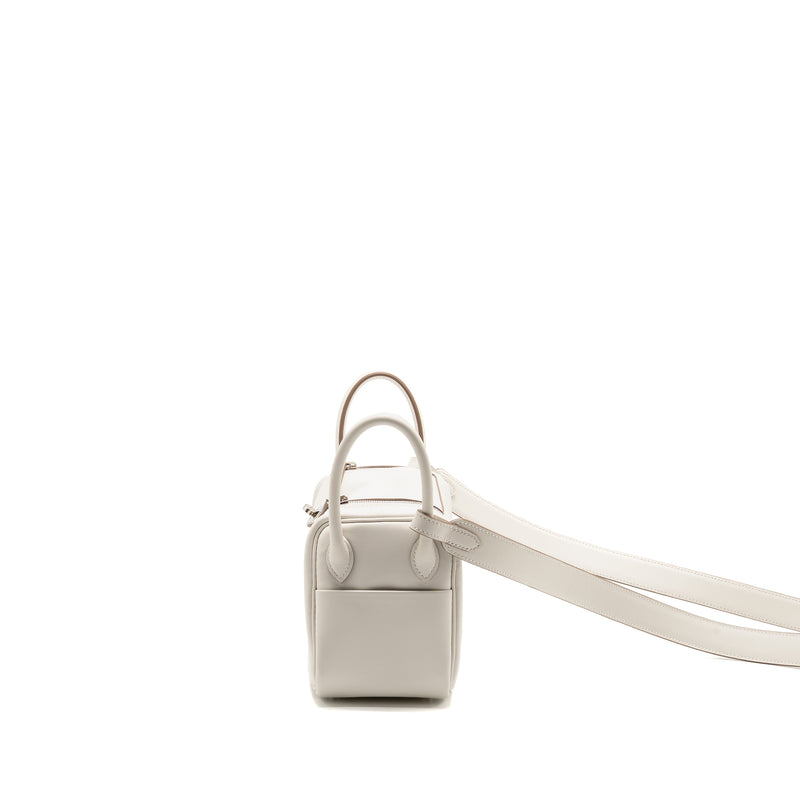 Hermes Mini Lindy Swift gris pale / gris Meyer SHW stamp B