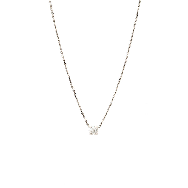 Cartier Diamond necklace white gold, 0.22ct