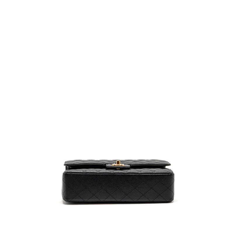 Chanel Medium Classic Double Flap BAG Caviar Black GHW