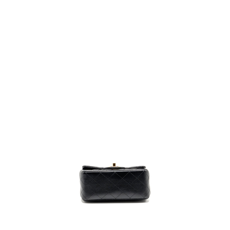 Chanel Mini Square Flap Bag Caviar Black LGHW