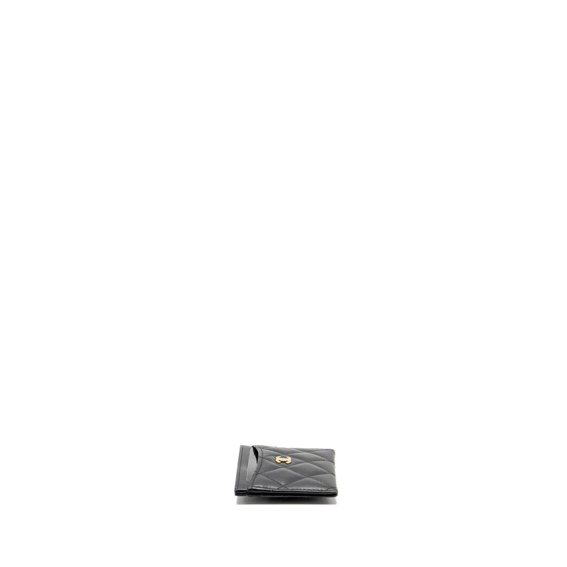 Chanel Classic CC Card Holder Lambskin Black LGHW (Microchip)