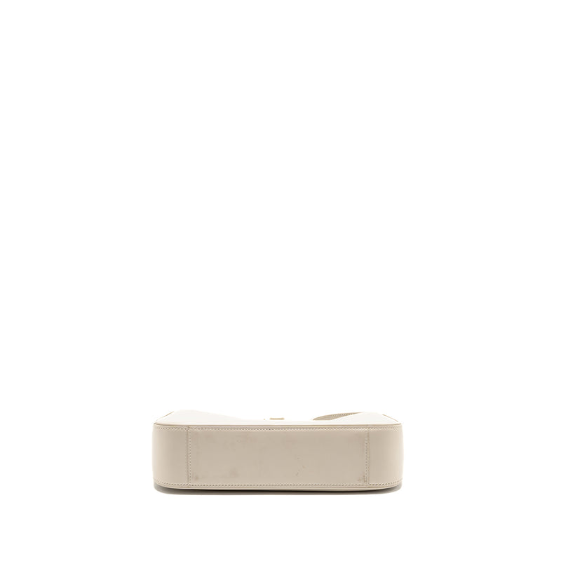 Saint laurent Le 5 A 7 hobo calfskin blanc vintage GHW