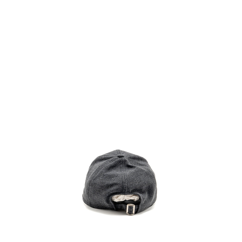 Celine size L initial baseball cap cotton grey