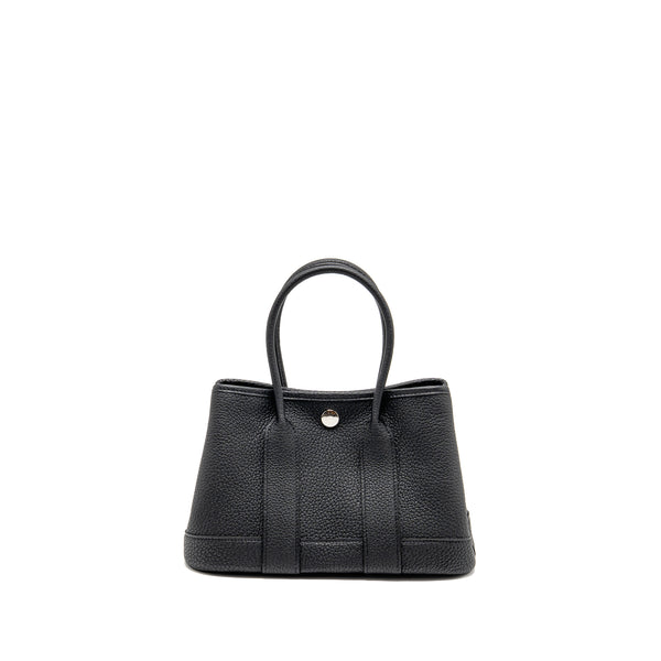 Hermes Neo Garden Party 23 Negonda Black SHW Stamp K