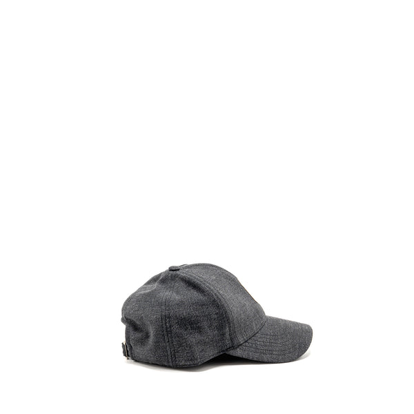 Celine size L initial baseball cap cotton grey