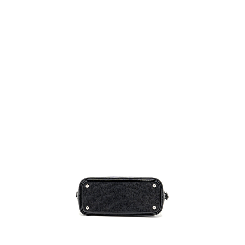 Hermes Mini Bolide Chèvre Mysore Black SHW Stamp B
