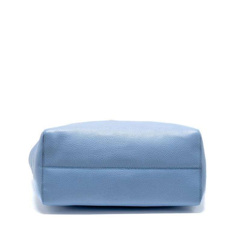 Gucci Medium Swing Tote Bag Calfskin Blue GHW