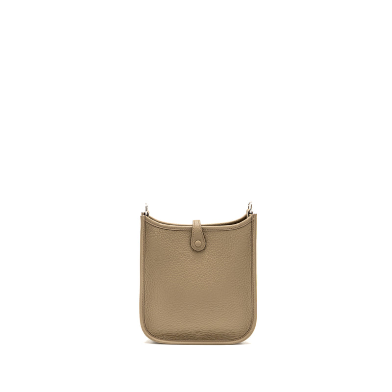 Hermes Mini Evelyne Clemence Beige Marfa Multicoloured Strap SHW Stamp W