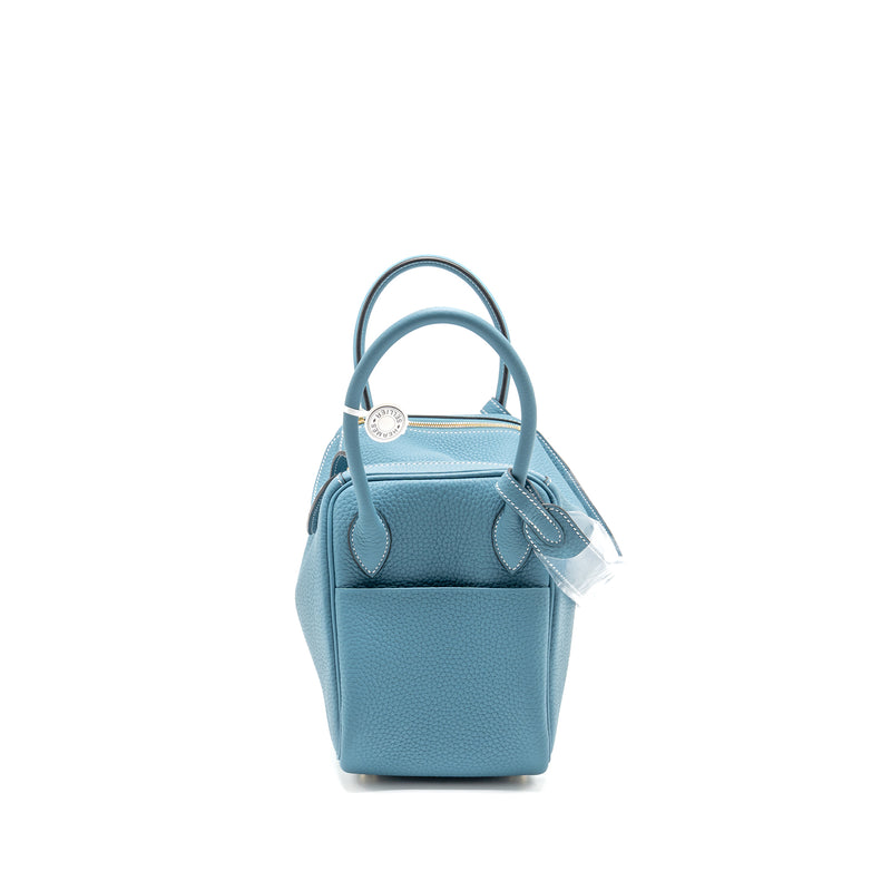 Hermes Lindy 26 Clemence New Blue Jean GHW stamp B