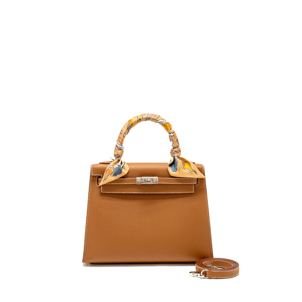 Hermes Kelly 25 epsom gold SHW stamp W