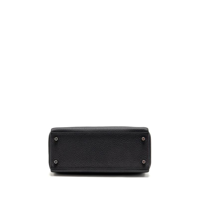 Hermes Kelly 28 Togo Black Brushed SHW Stamp K
