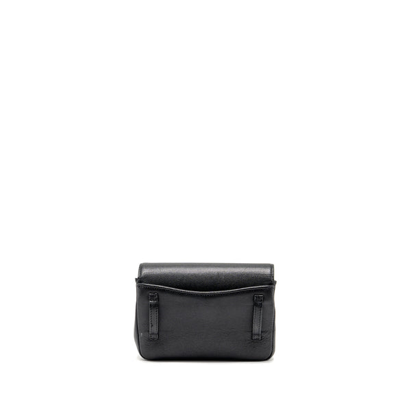 Chanel 19c Captain Gold Belt Waist Bag Caviar Black GHW