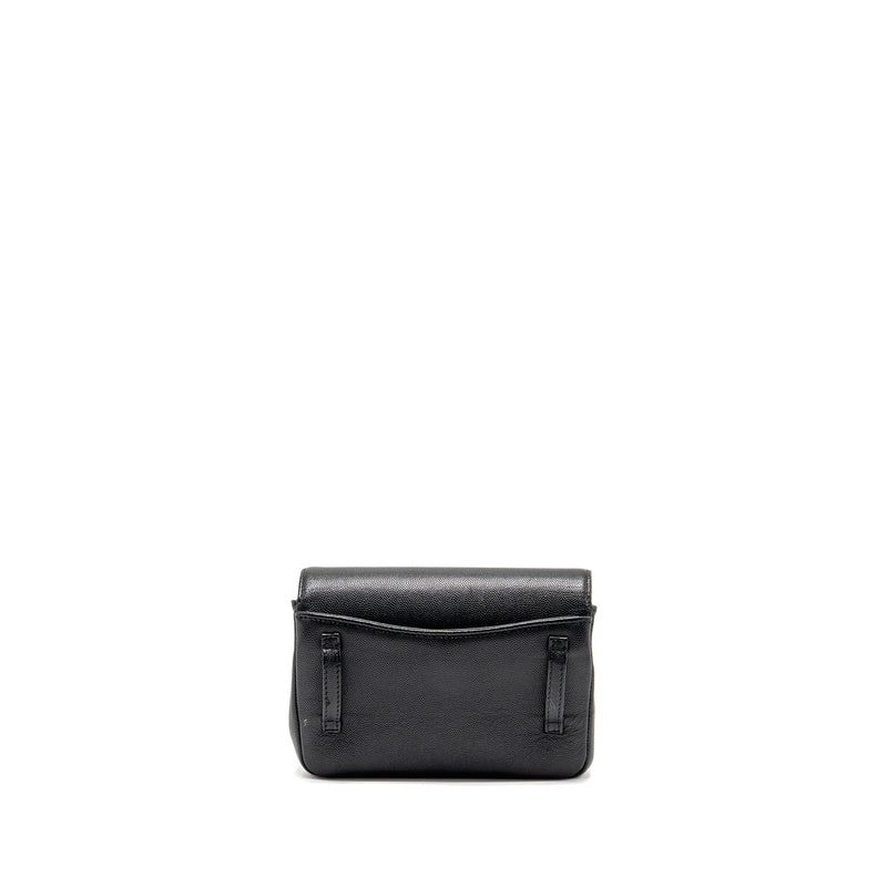 Chanel 19c Captain Gold Belt Waist Bag Caviar Black GHW