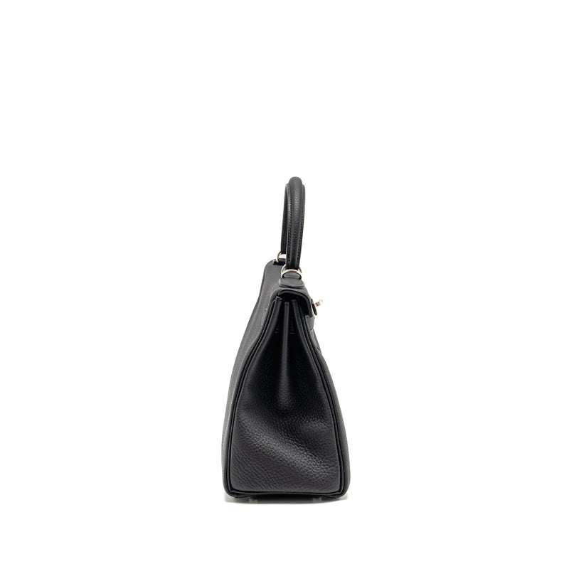 Hermes Kelly 28 Togo Black Brushed SHW Stamp K