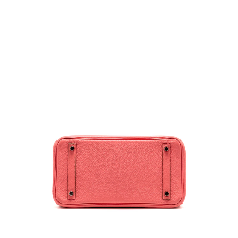 Hermes Birkin 30 Clemence Rose Lipstick SHW Stamp Square R