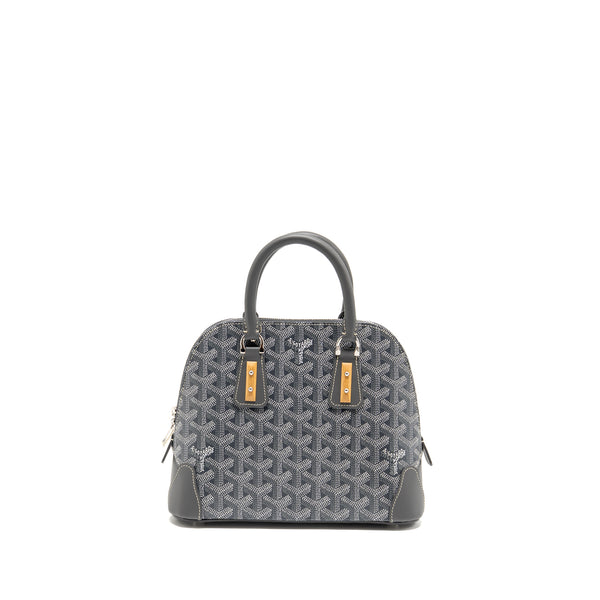 Goyard Vendome Mini Bag Goyardine Canvas/Chevroches Calfskin Grey SHW