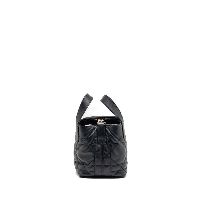 Dior Toujours Vertical Nano Tote Bag calfskin black LGHW