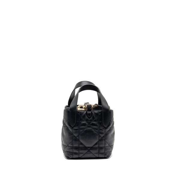 Dior Toujours Vertical Nano Tote Bag calfskin black LGHW
