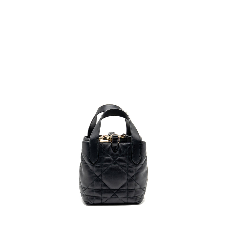 Dior Toujours Vertical Nano Tote Bag calfskin black LGHW