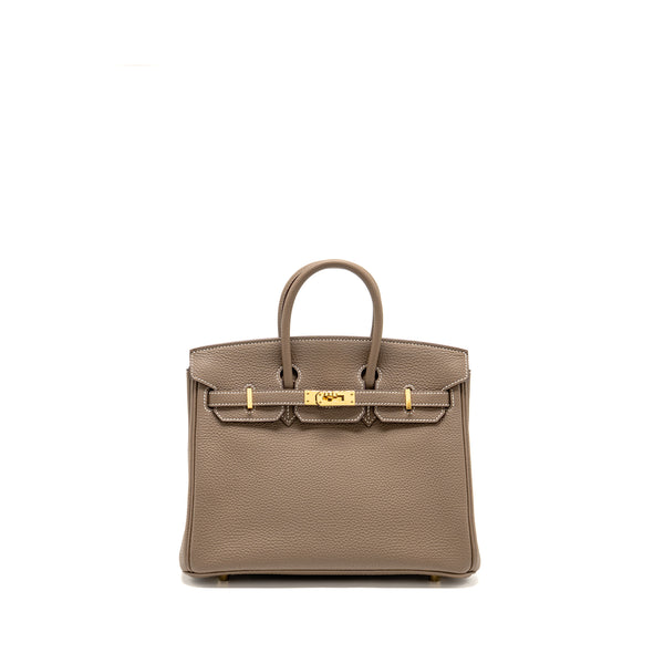 Hermes Birkin 25 togo etoupe GHW stamp A