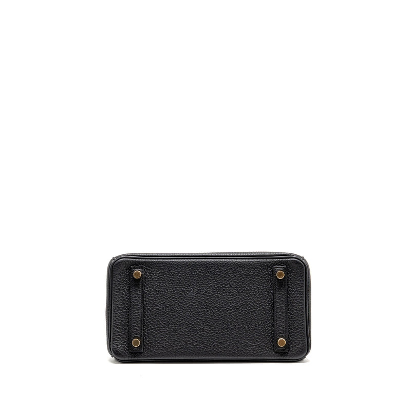 Hermes Birkin 25 Togo Black GHW Stamp Z