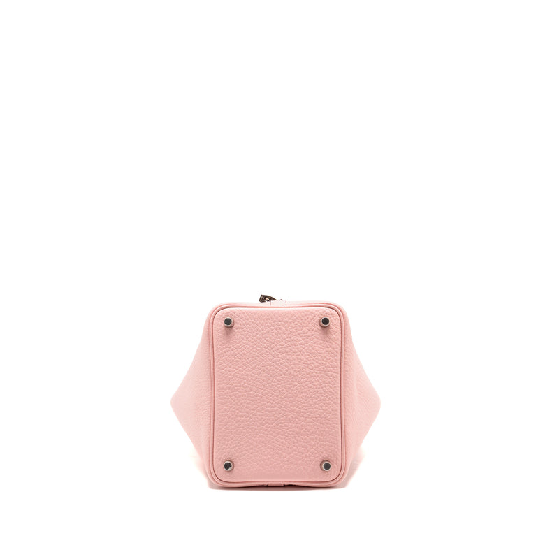 Hermes Picotin 18 Lock Bag Clemence 3Q Rose Sakura SHW Stamp U