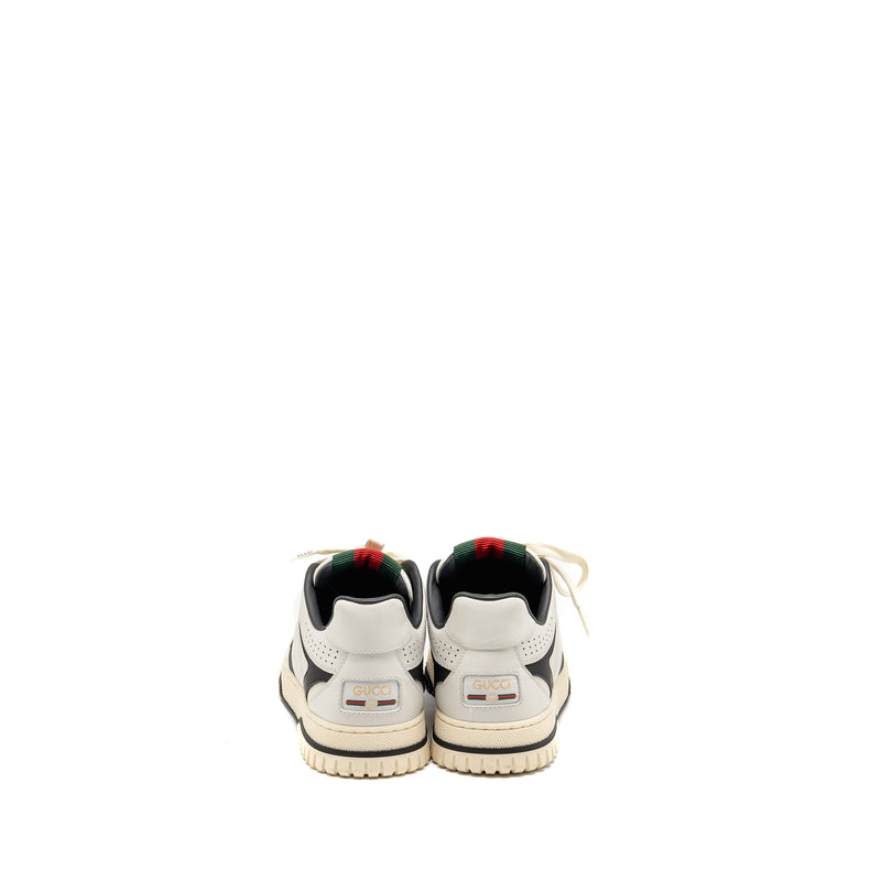 Gucci Size 37 Re-Web Sneakers Leather White/Black