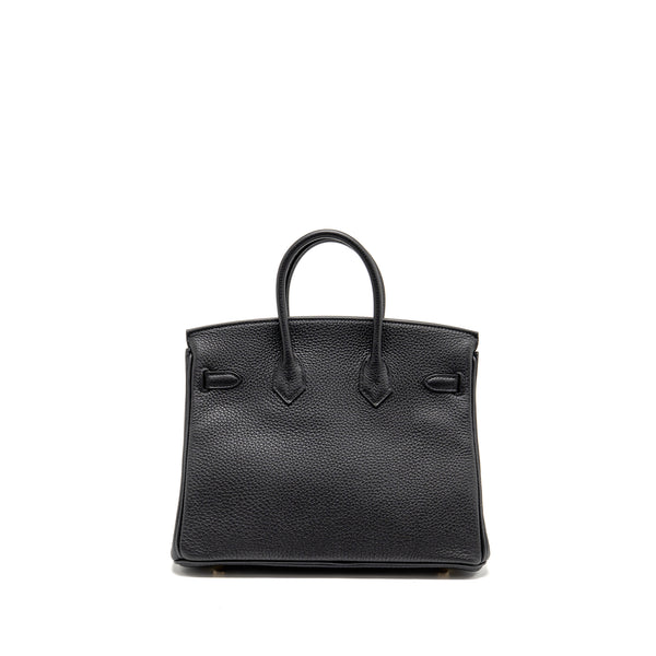 Hermes Birkin 25 Togo Black GHW Stamp Z