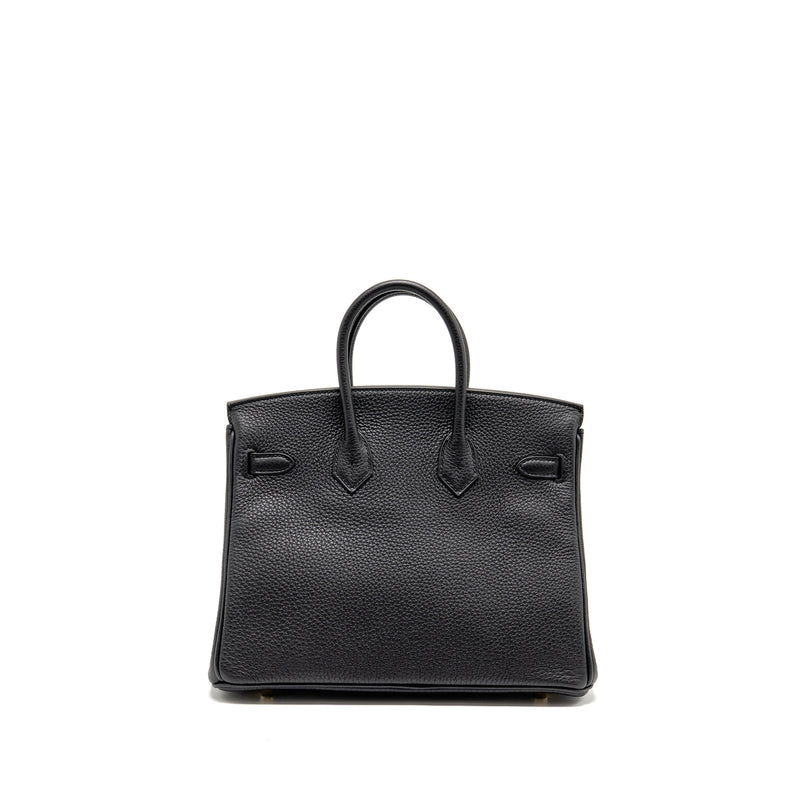 Hermes Birkin 25 Togo Black GHW Stamp Z