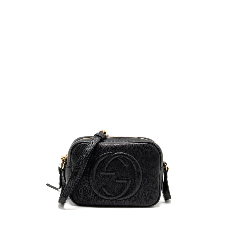 Gucci Soho Disco Camera crossbody bag calfskin black LGHW