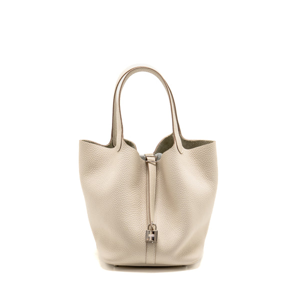 Hermes Picotin 22 clemence craie SHW stamp Z