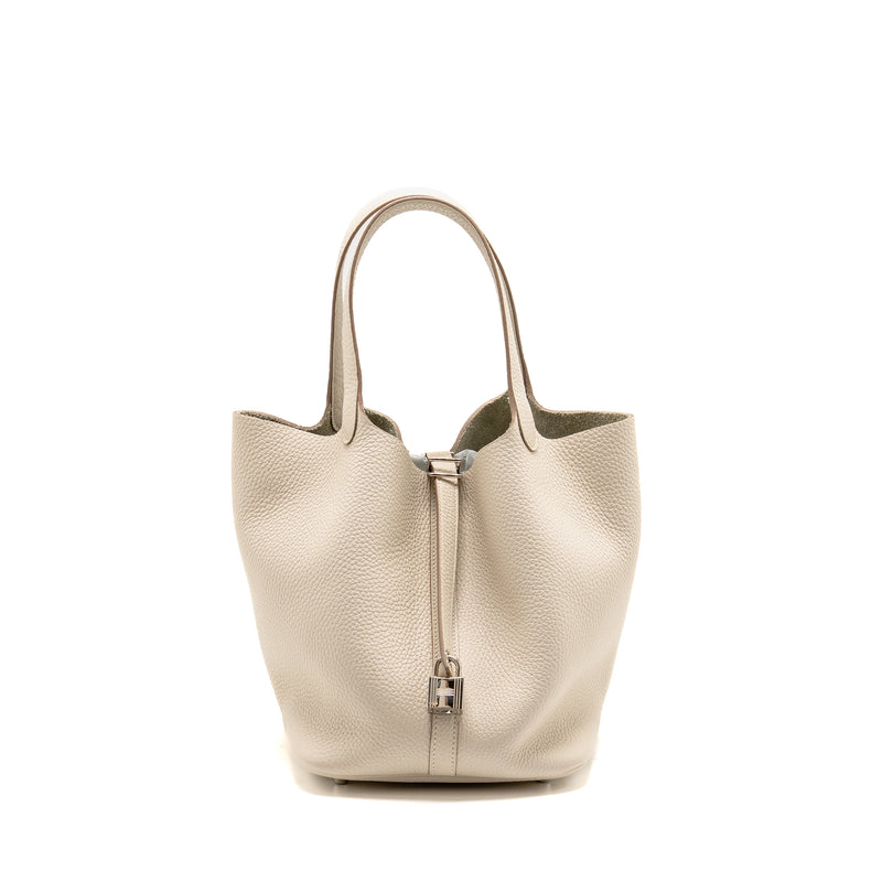 Hermes Picotin 22 clemence craie SHW stamp Z