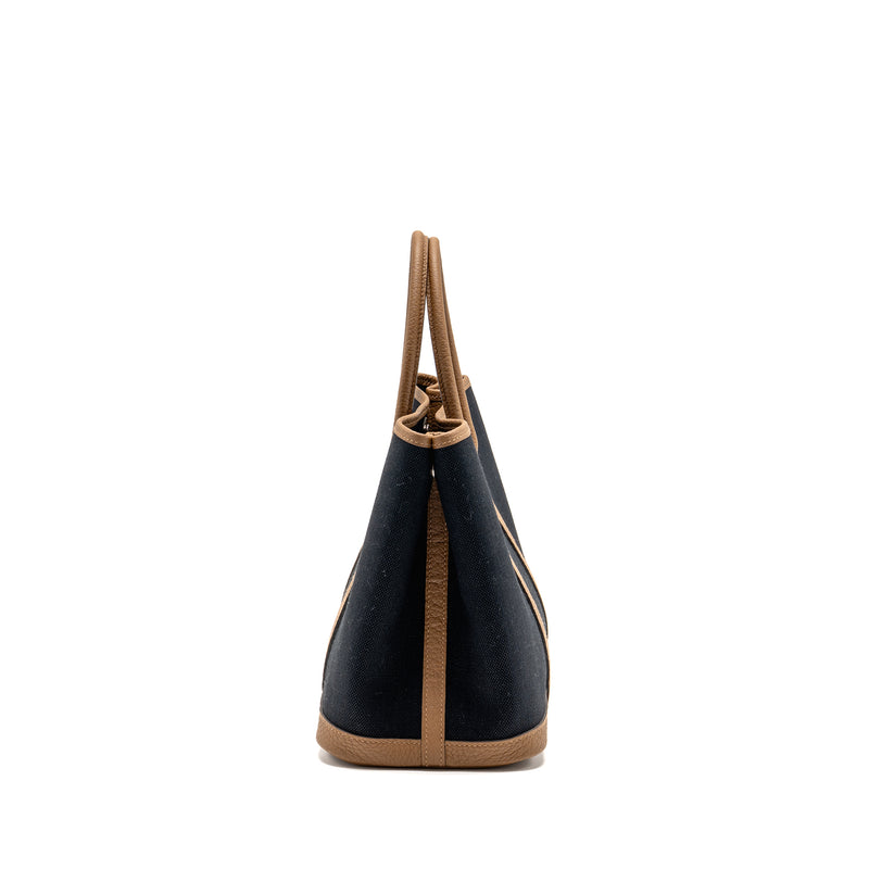 Hermes Garden Party 30 Canvas/Negonda Black/Alezan SHW Stamp B