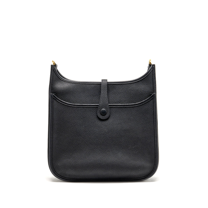 Hermes Evelyne 29 Clemence Black GHW Stamp D