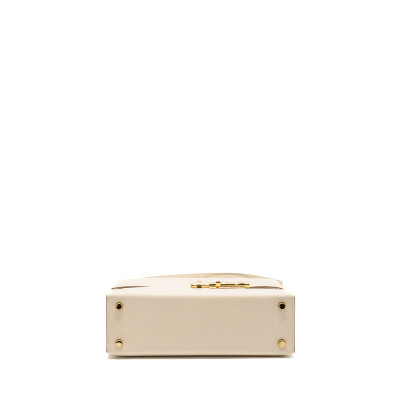 Hermes Verrou 23 Epsom Craie LGHW Stamp Y