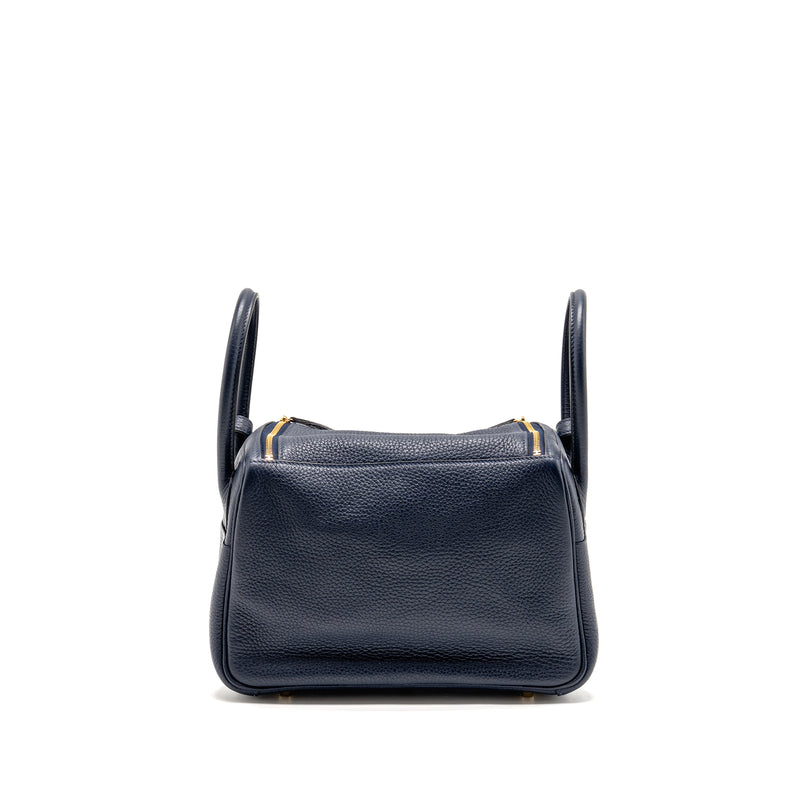 Hermes Lindy 26 Clemence Blue Nuit GHW Stamp D