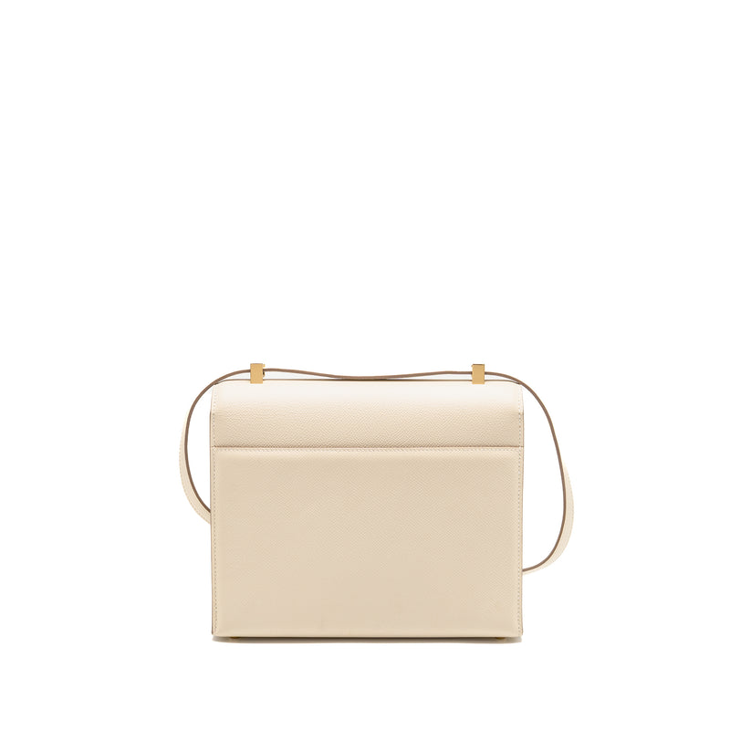 Hermes Verrou 23 Epsom Craie LGHW Stamp Y