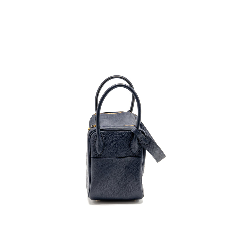 Hermes Lindy 26 Clemence Blue Nuit GHW Stamp D