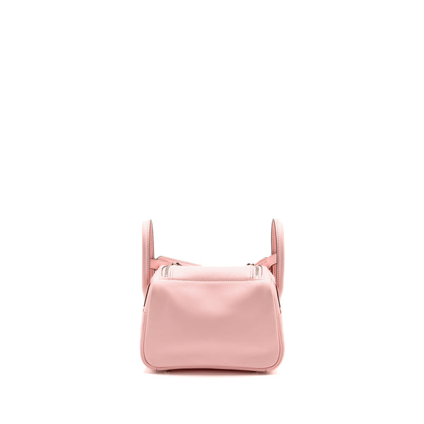 Hermes Mini Lindy Swift 3Q Rose Sakura SHW Stamp Z