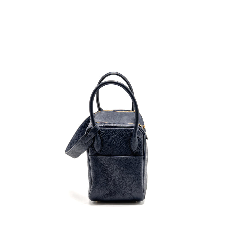 Hermes Lindy 26 Clemence Blue Nuit GHW Stamp D