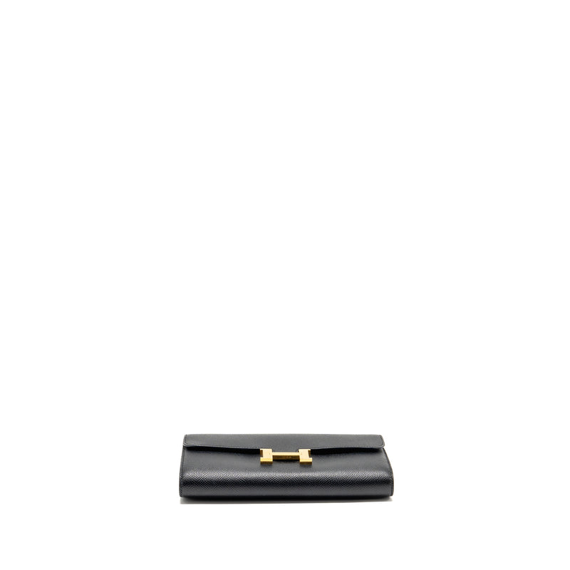 Hermes Constance To Go Epsom Black GHW Stamp U