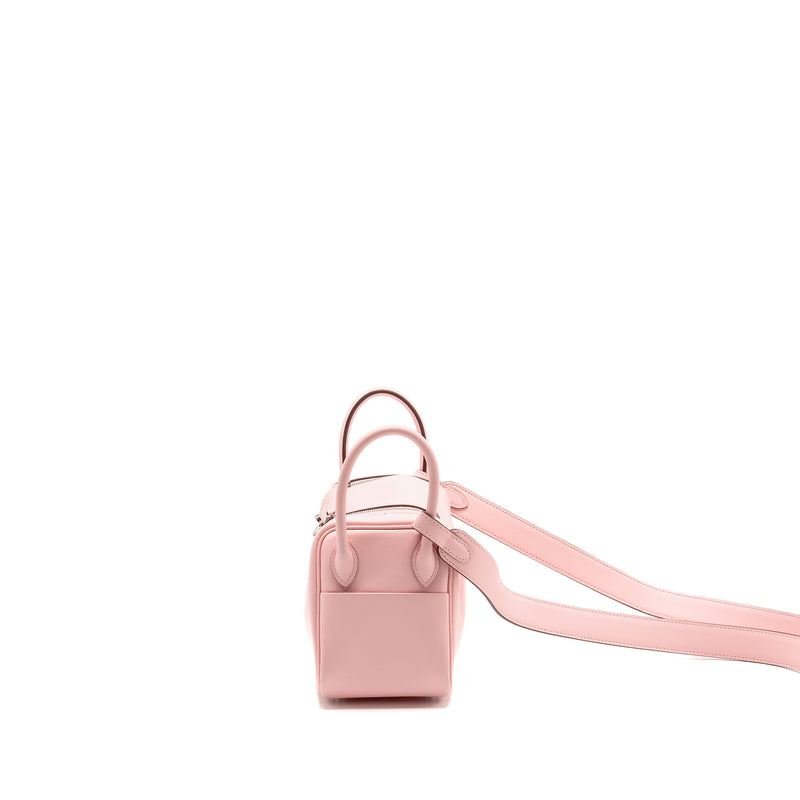 Hermes Mini Lindy Swift 3Q Rose Sakura SHW Stamp Z