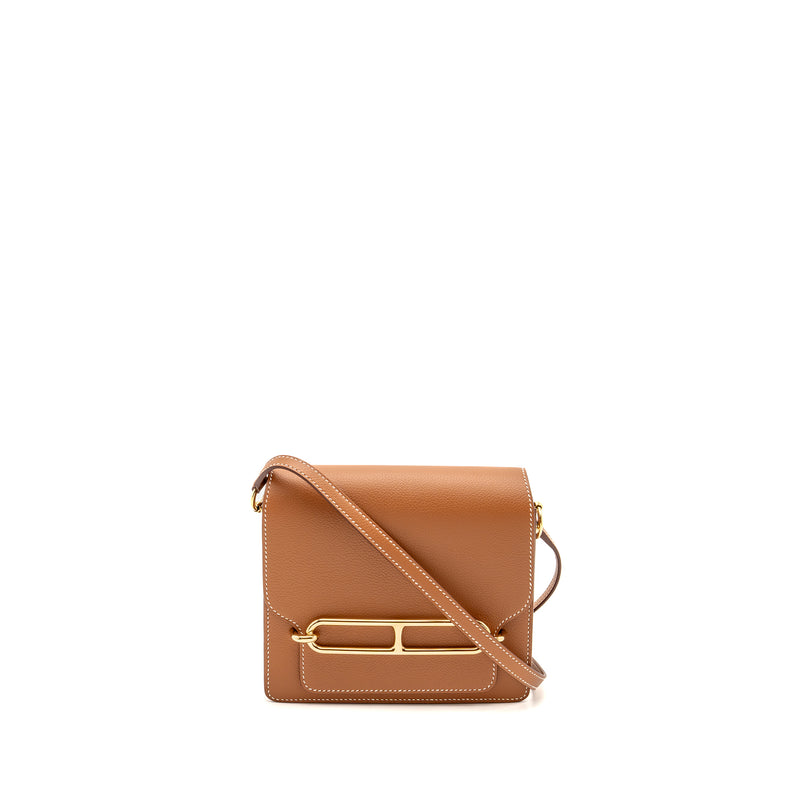 HERMES Mini Roulis Evercolor Gold GHW Stamp Y
