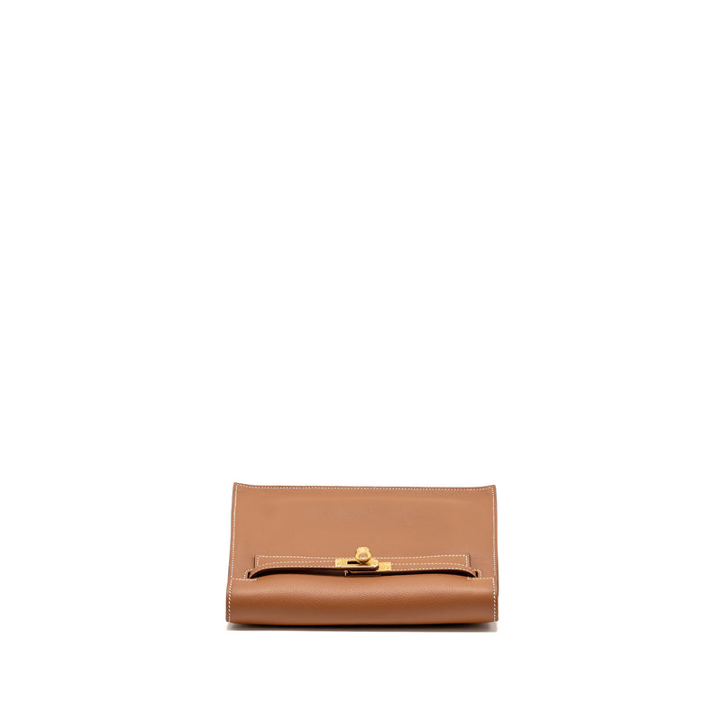 Hermes Kelly Danse Evercolor Gold GHW Stamp K