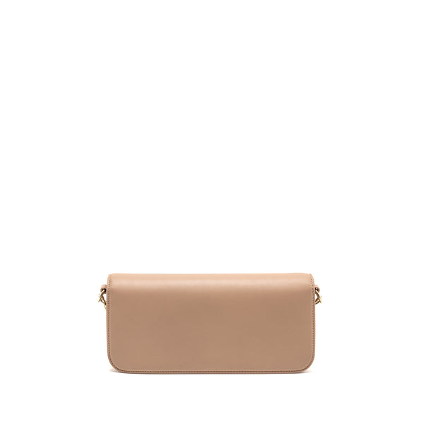 Valentino Garavani Vlogo Signature Shoulder Bag Calfskin Light Pink LGHW