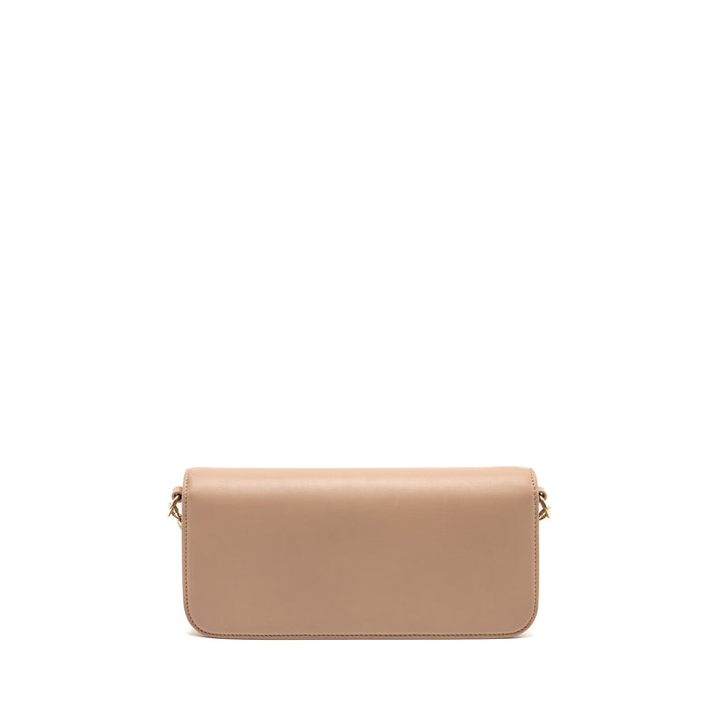 Valentino Garavani Vlogo Signature Shoulder Bag Calfskin Light Pink LGHW