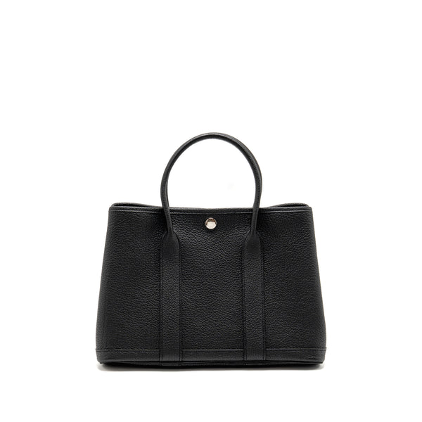 Hermes Garden Party 30 Negonda Black SHW Stamp U
