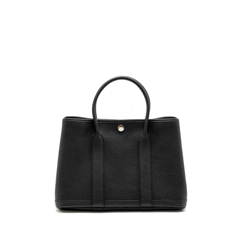 Hermes Garden Party 30 Negonda Black SHW Stamp U