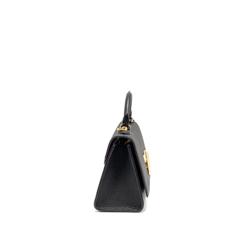 Louis Vuitton Twist One Handle PM Taurillon Leather Black/Pink GHW