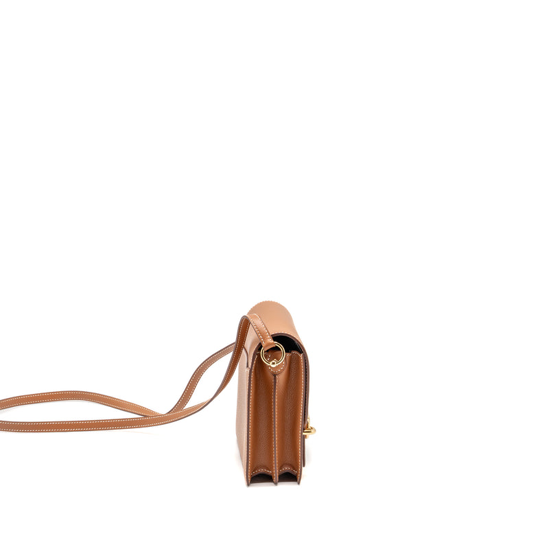 HERMES Mini Roulis Evercolor Gold GHW Stamp Y